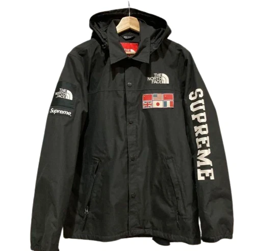 Supreme The North Face Expedition Coaches Jacket 14SS M Black NP01440 USED  GC