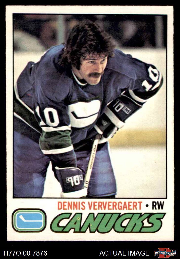 1977 O-Pee-Chee #56 Dennis Ververgaert Canucks 5 - EX