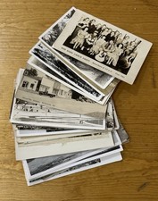 LOT Vtg RPPC Real Photo Post Cards-Scenic-Buildings-Towns-Street Scenes-Schools