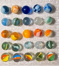 Vintage Marbles Mixed Lot of 25  14 