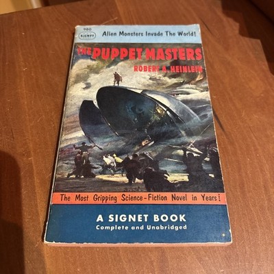 Puppet Masters by Robert A. Heinlein (1952, Signet PB, First Printing)