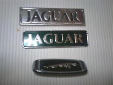 3 Jaguar Emblems Badge Oem As Is Lot