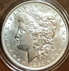 1897 P Morgan Silver Dollar AU+++ in Capsule