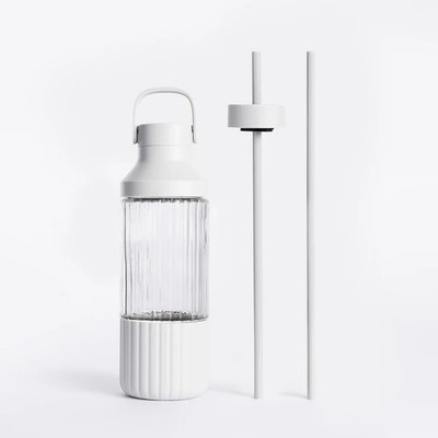 Beast Health  Dual Cap Glas Trinkflasche Trinkflasche 650ML