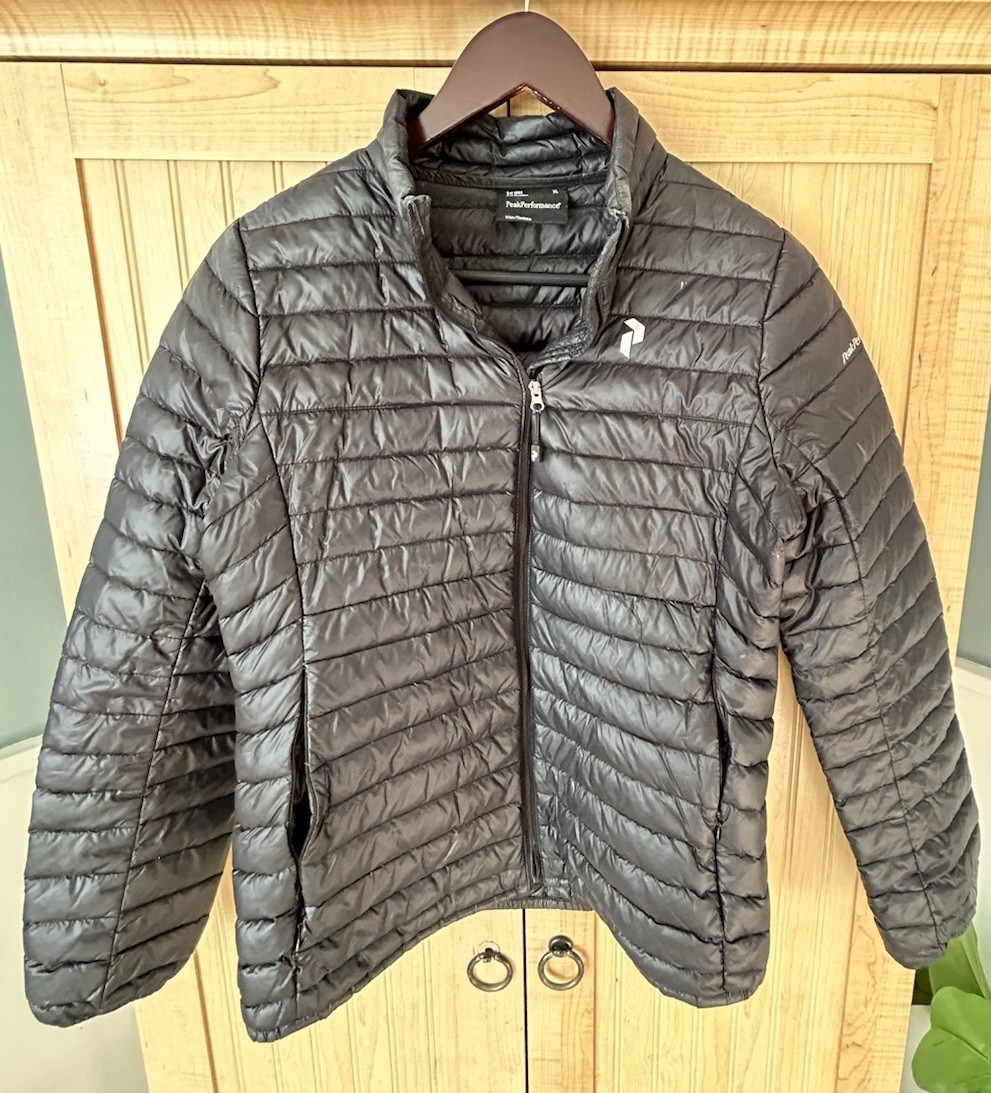 Peak Performance Black Down Puffer Coat Jacket St… - image 1