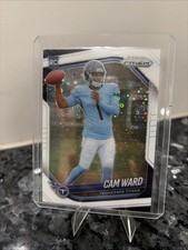 2025 Panini Prizm Cam Ward Rookie White Disco Prizm #352 Tennessee Titans