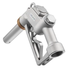 1.5in Fuel Dispenser Nozzle Auto Shut-Off 37GPM Flow 3-Speed Trigger Swivel