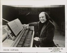 Press Photo Harpsichordist Igor Kipnis - sap70280