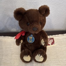 Vintage 1981 Dakin Bear Brown Plush Arms Legs Head Move 12" Theodore with Tags