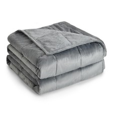 Topblan Weighted Blanket Twin Size 15lbs, Adult Weighted Blankets with Soft W...