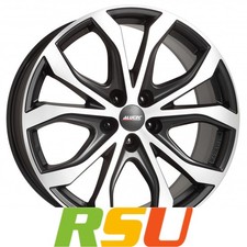 Alutec W10 racing-schwarz frontpoliert 8.5x19" ET32 LK5 112 ML 66.6 Alufelgen...
