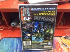 Galactic Attack Sega Saturn  Complete in Box CIB w/manual