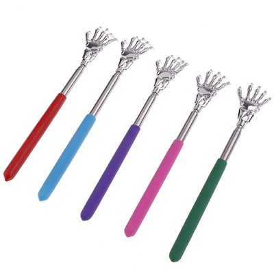 Extendable Hand Claw Back Scratcher Massager Stainless Steel Self Itching .vi