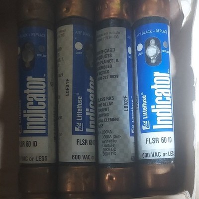 Littelfuse FLSR 60 ID Indicating HRC Cartridge Fuse 60A 600VAC Time-Delay