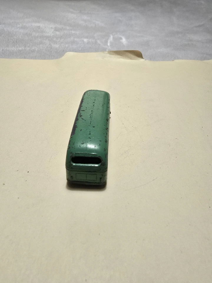 Autobús de juguete coleccionable Lesney Bedford Coach doble de lujo Moko 21 caja de fósforos Foto 3 de 4