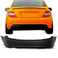 Mercedes W204 Heck Stoßfänger Stoßstange hinten C63 AMG Schwarz 07-11 ohne PDC Mercedes W204 Heck Stoßfänger Stoßstange hinten C63 AMG Schwarz 07-11 ohne PDC