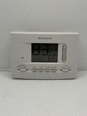 Braeburn 1020 Digital Non-Programmable Thermostat 1H/1C HVAC Wall Unit Tested