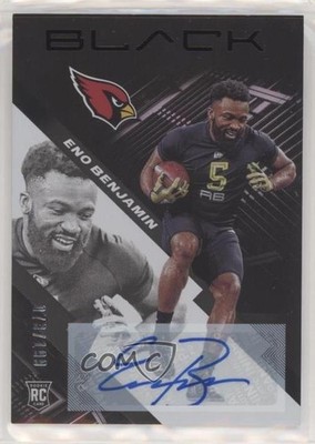2020 Panini Black Rookies Auto 73/199 Eno Benjamin #163 Rookie Auto RC 9f5