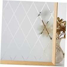 Lattice Frosted Window Film Window 35.4"x157.4" 90x400cm Pure Frosted