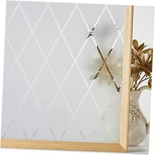  Lattice Frosted Window Film Window 35.4"x157.4" (90x400cm) Pure Frosted