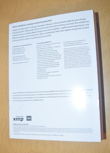 Adobe Creative Suite 4 Design Standard MAC OS with Serial Number - Picture 2 of 6