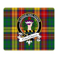 MacMaster Scottish Clan Crest Mouse Pad - Family Tartan Gift
