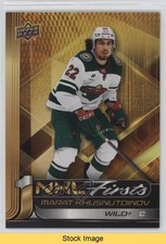 2024-25 Upper Deck Series 2 NHL Firsts Marat Khusnutdinov #NF-16 READ pb9