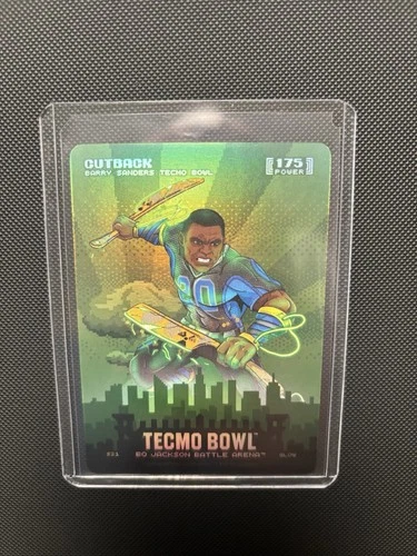 Bo Jackson Tecmo Bowl Cutback Glow Skyline #S21 175 Power SP