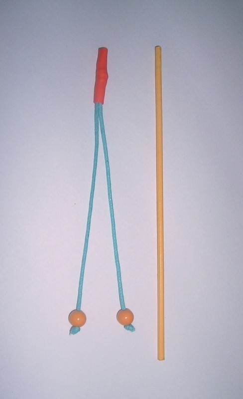 ThunderCats - Tygra Whip & Cheetara Staff (Pale Orange) Action Figure Accessory