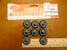 GUILLOWS #113 1" LIGHTWEIGHT WHEELS, 4 WHEELS, NEW OLD STOCK