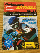 Bahnsport Aktuell Speedway Grasbahn Eisspeedway Langbahn Nr. 1 1/1983
