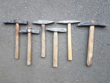 Lot ancien marteau tailleur de pierre outil maçon fer forgé sculpteur ancienne 