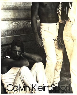 1988 CALVIN KLEIN Vintage Print Ad Sport   10'' x 12''