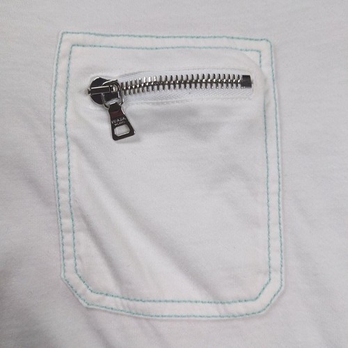 Rare Prada Zip Pocket Color Stitch T-Shirt - Picture 6 of 9