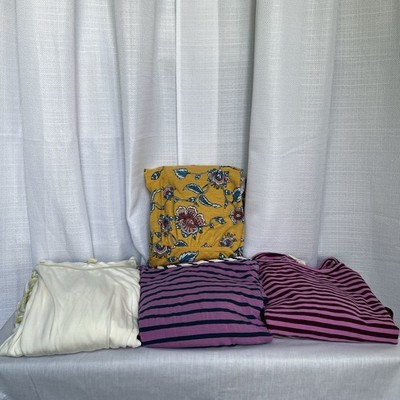 Women's Lot of 4 Matilda Jane Blouses Shirts Dress Tunic Stripe Floral Small