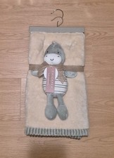 Chickpea Baby Blanket  Stuffed Animal Plush Toy Lovey Dinosaur Sherpa Chick Pea