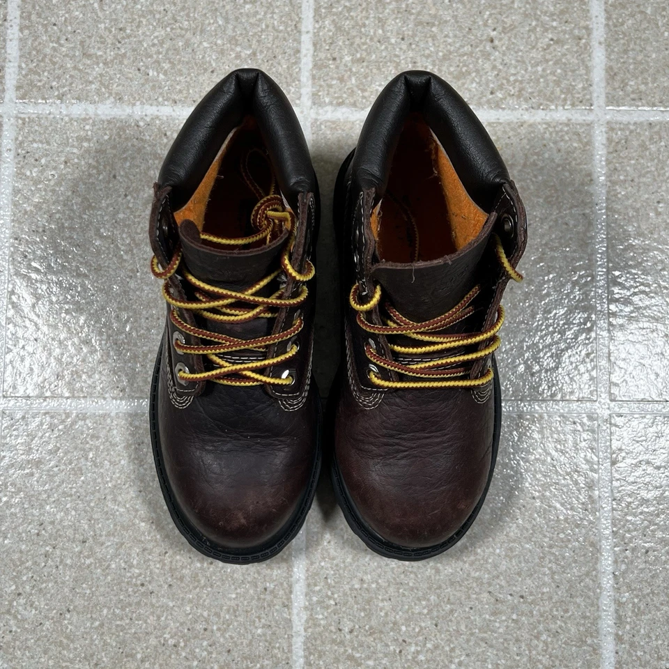 Timberland Premium 6 Pulgadas Niño Pequeño Talla 11c Hazel Clásico Impermeable Botas de Cuero Foto 2 de 4