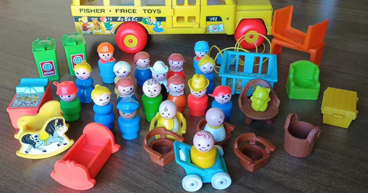 Vintage Fisher Price School Bus for sale | eBay