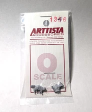 Arttista #1346 - Two (2) Raccoons - O Scale Figure - Model Trains - NEW