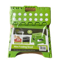 oh so handy mini folding stool anti slip grip left handle to easily fold away