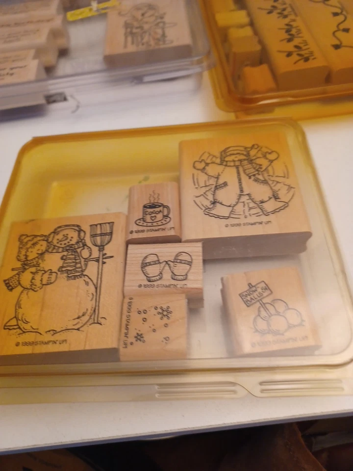 Lote de 4 juegos de estampillas estampadas Foto 4 de 4