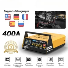400A Programming Power Supply & 12V Battey Charger & Car Jump Starter 