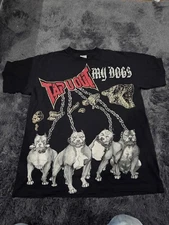 Y2k Tapout My Dogg Shirt Mens XL Shaka Active Black