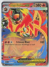 Mega Emboar ex 031/217 Double Rare Ascended Heroes Pokemon Near Mint