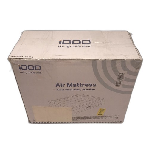 IDOO I-C-020 Inflatable Air Mattress Bed Built-In Pump & Carry Bag QUEEN DEMO - Picture 5 of 6