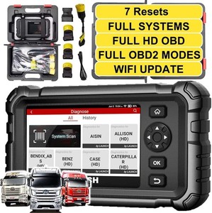LAUNCH CRP129HD Heavy Duty Truck Tractor Diagnostic Tool All System OBD2 Scanner