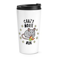 VerrüCkte Maus Mann Stars Reise Becher Tasse Lustiger Witz Thermo Tiere