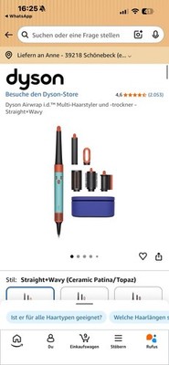 Dyson Airwrap i.d. Multi-Haarstyler & -trockner Straight+Wavy, mit Aufsätzen