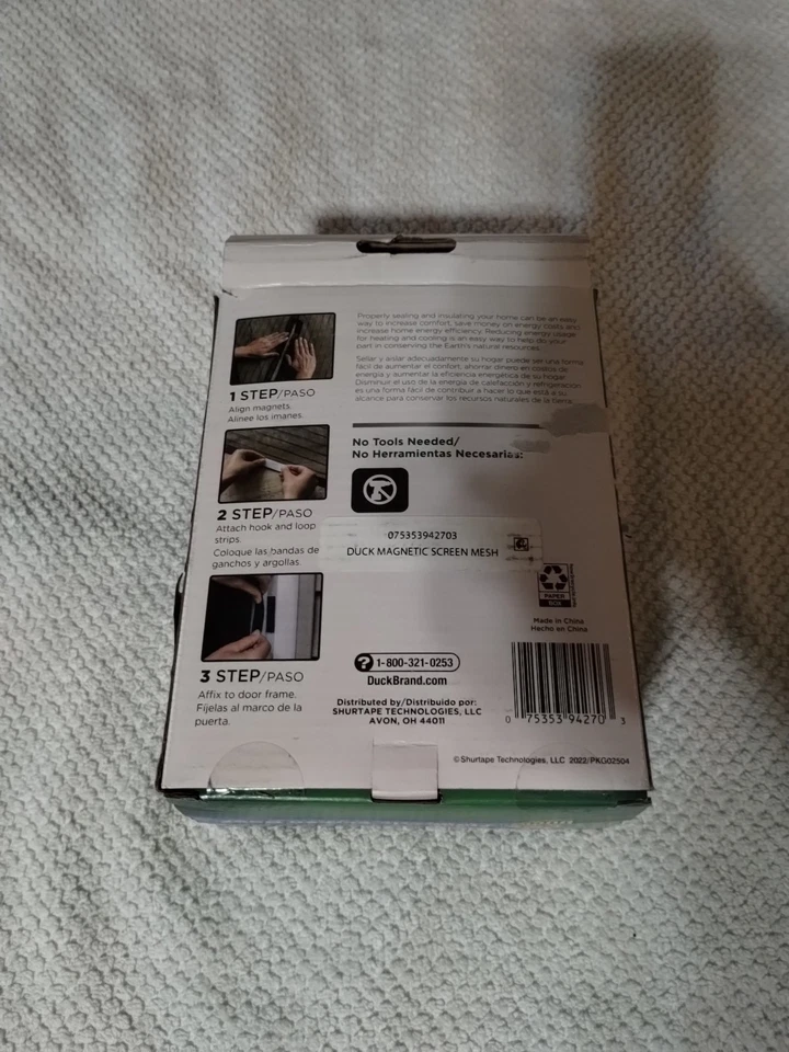 Puerta de pantalla magnética de malla resistente manos libres 83 pulgadas x 39 pulgadas marca Pato Foto 4 de 4