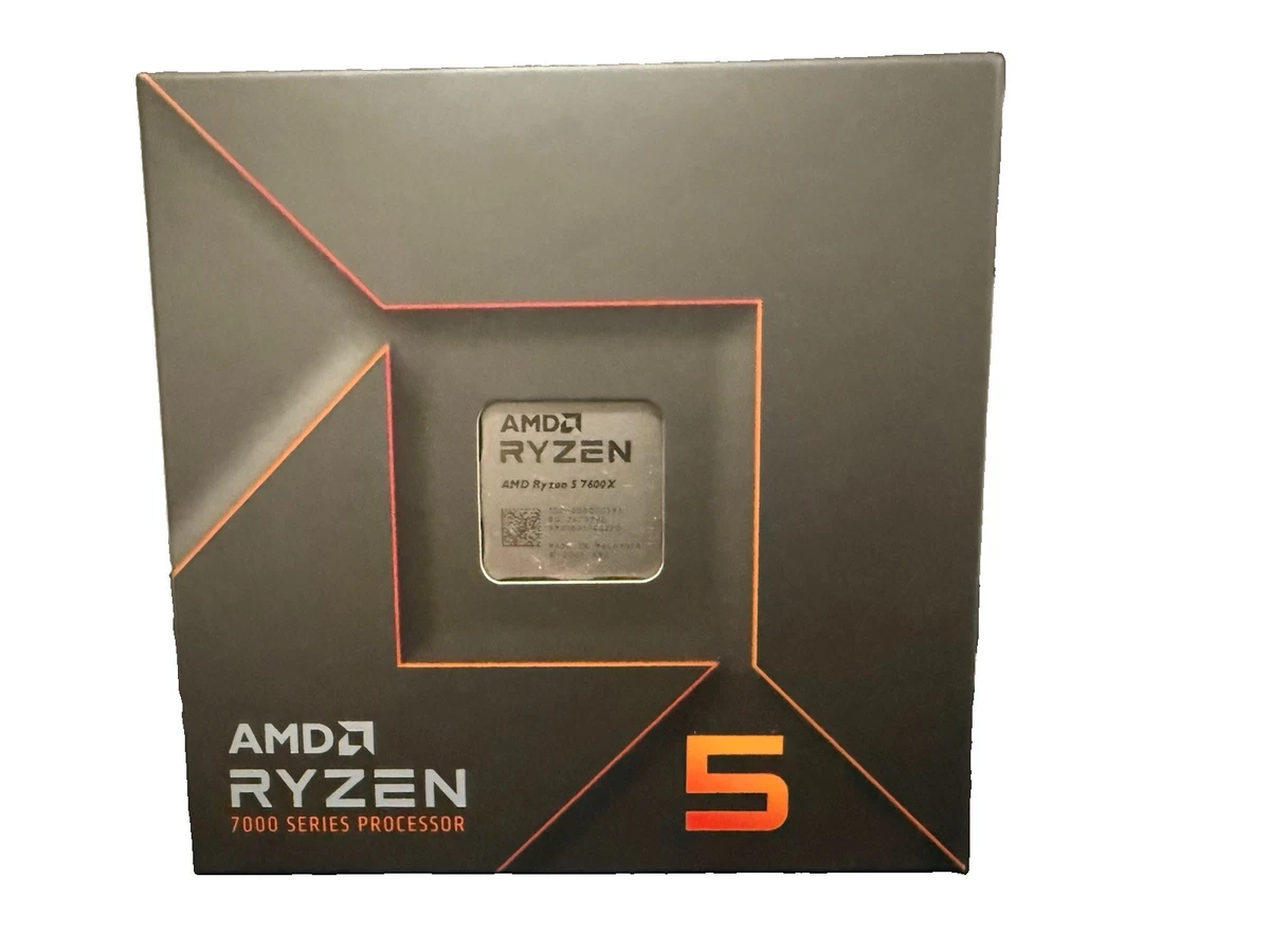 AMD Ryzen 5 7600x Processor (5.3 GHz, 6 Cores, LGA 1718/Socket AM5